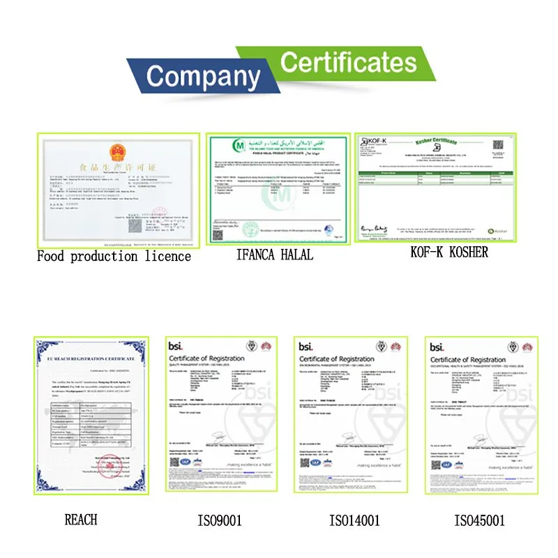 Company-certificates