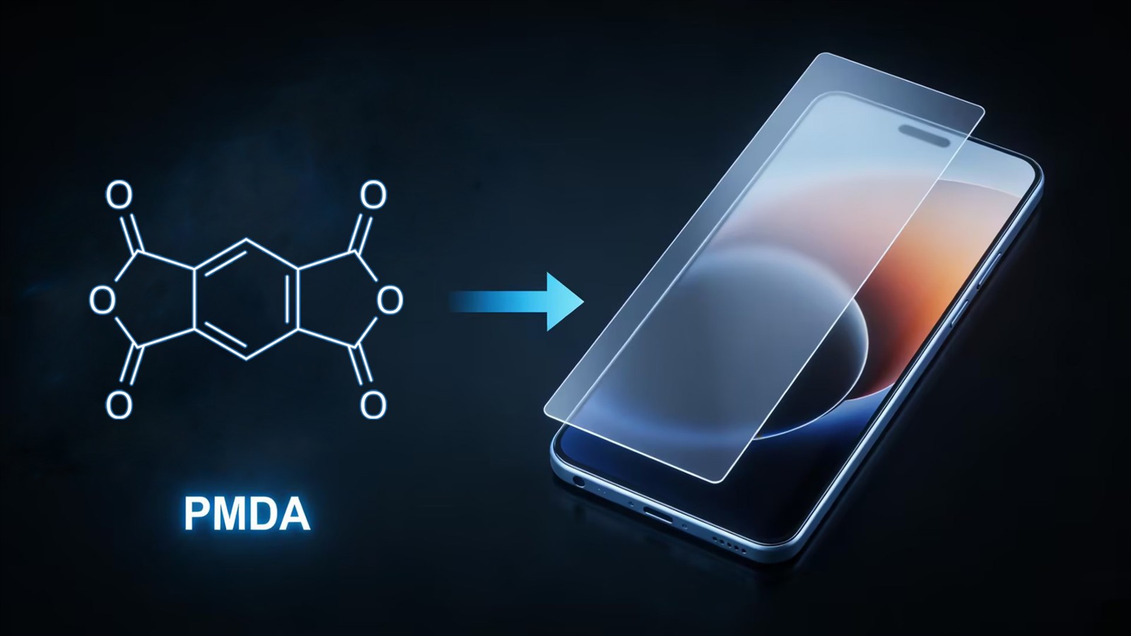 PI film is used in mobile phone folding screens