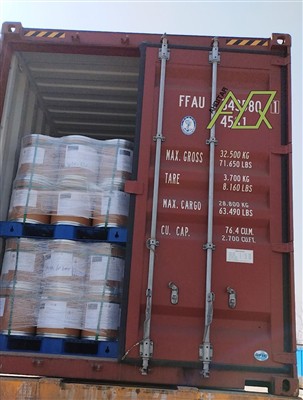 JAMMARK INTERNATIONAL TRADINGE Ships 20FT Container Of 99.5% Pyromellitic Dianhydride To Europe